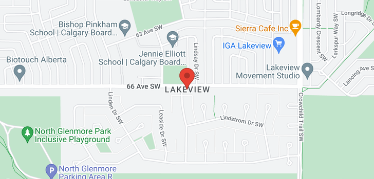 map of 5927 34 ST SW